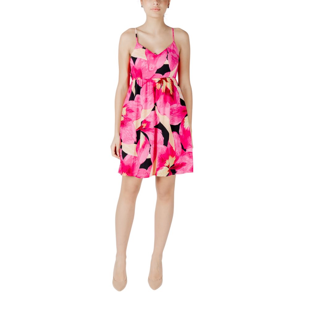 Only Kurzes Kleid aus Viskose in Rosa