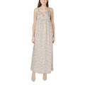 Only Beiges Maxikleid aus recyceltem Polyester