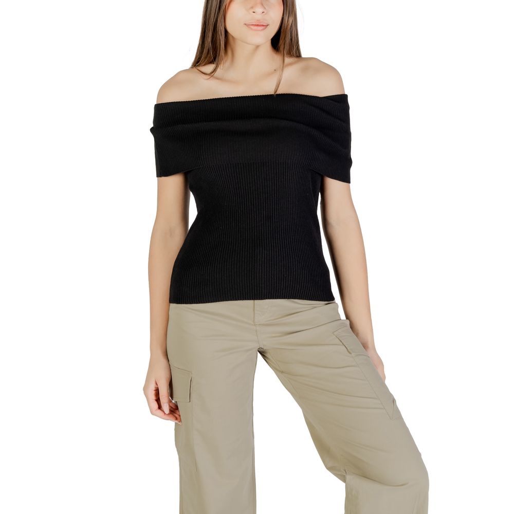 Only Schwarzes Polyester-Body