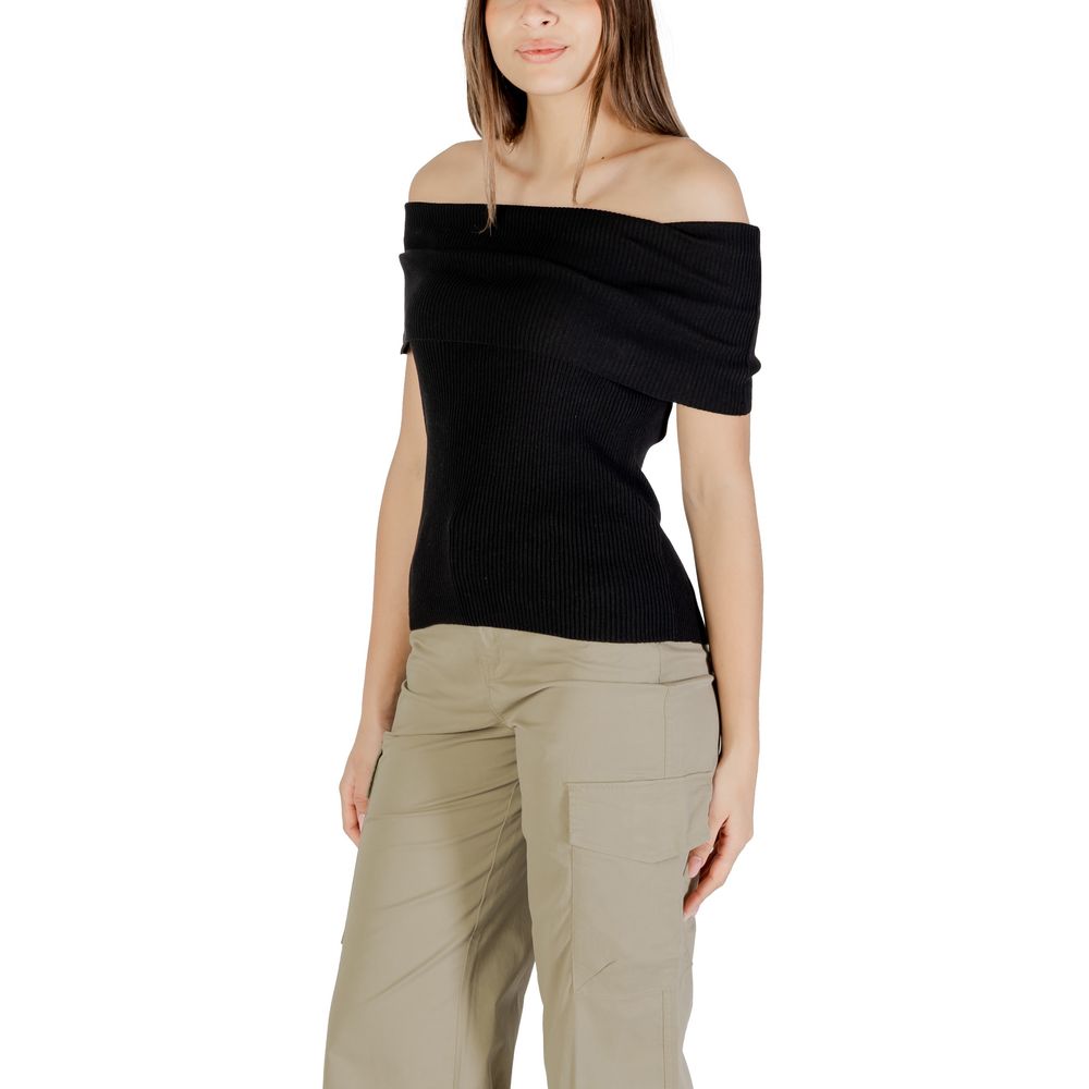 Only Schwarzes Polyester-Body