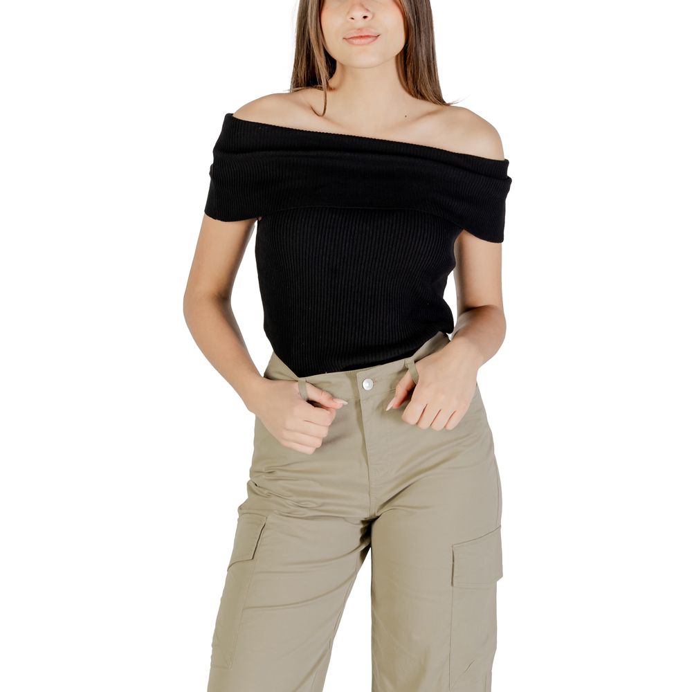 Only Schwarzes Polyester-Body