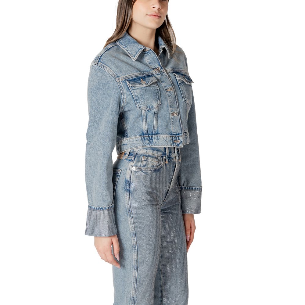 Only Hellblaue Bio-Baumwolljacken &amp