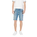 Jeckerson Hellblaue Baumwoll-Bermudashorts