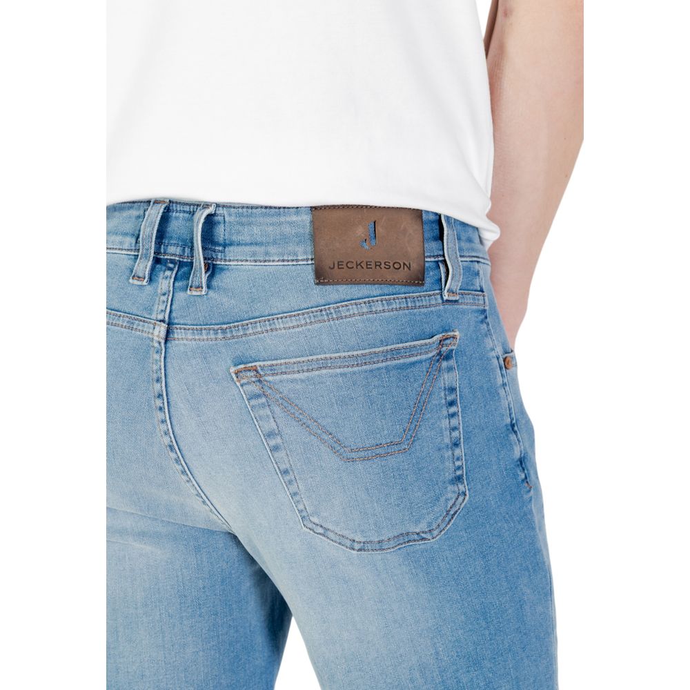 Jeckerson Hellblaue Baumwoll-Bermudashorts