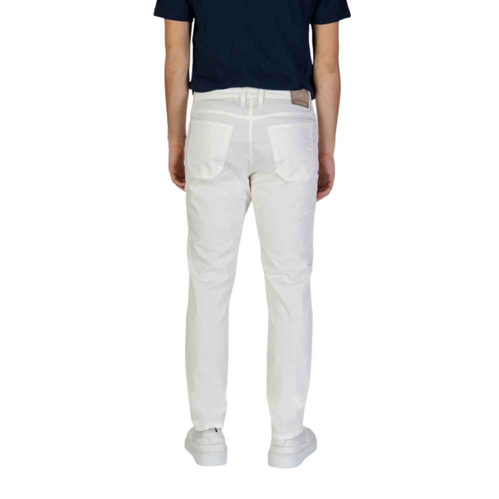 Jeckerson Weiße Baumwoll-Skinny-Hose