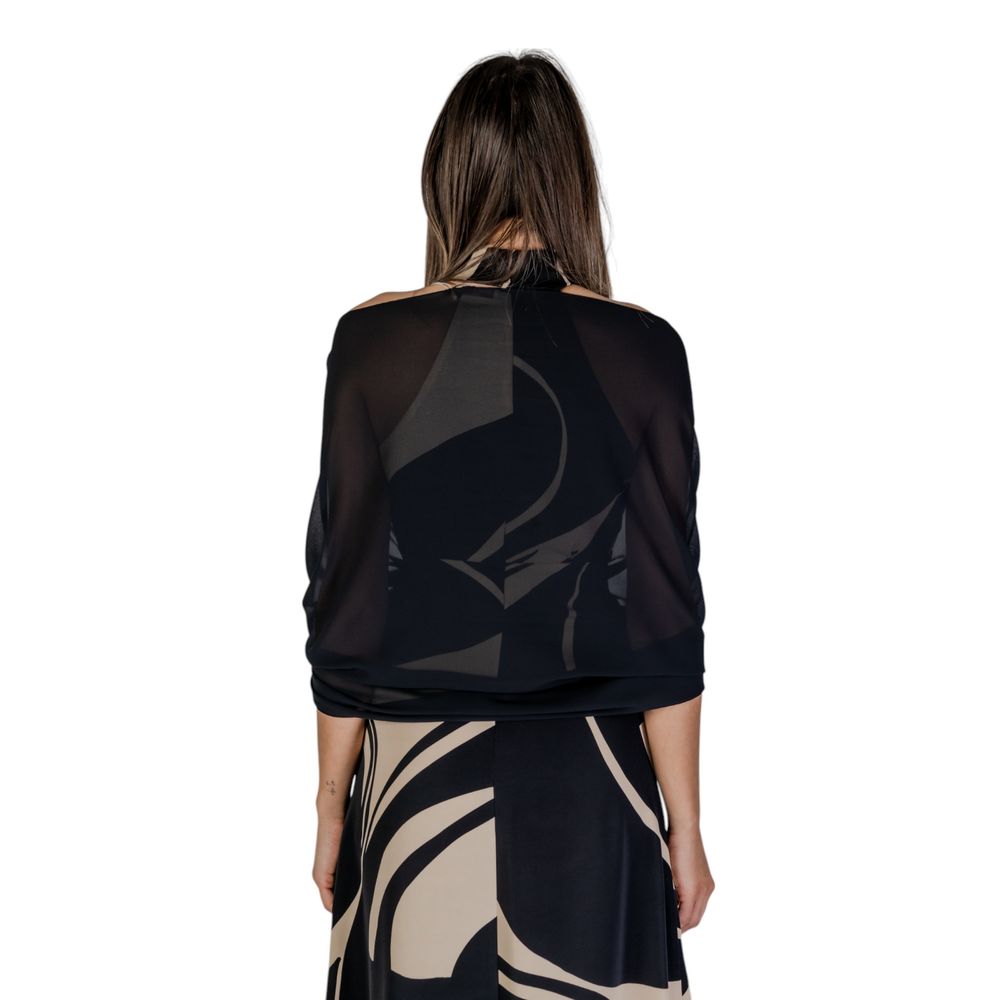 Rinascimento Schwarzer Polyester-Schal