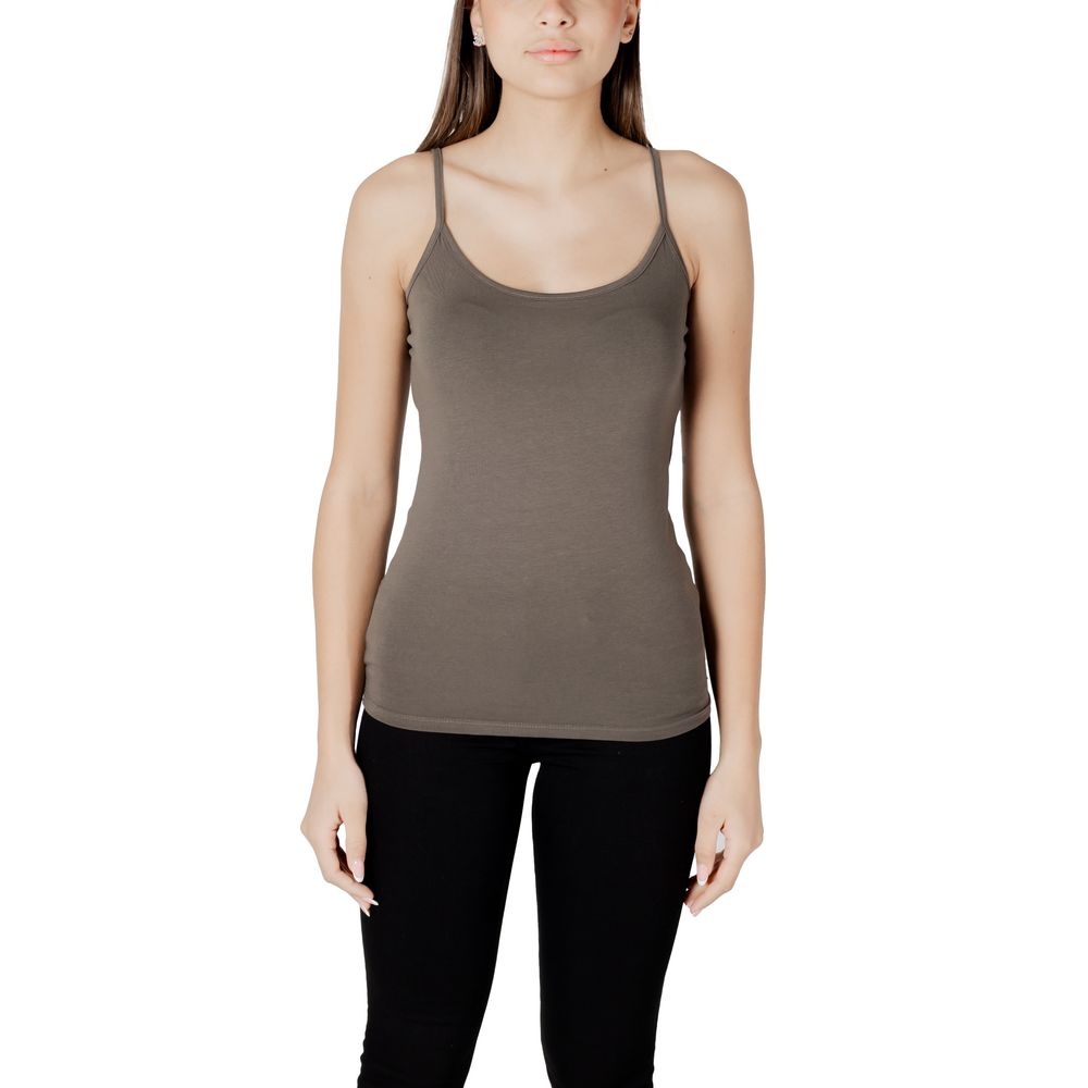 Morgan De Toi Grüne Baumwoll-Tanktops