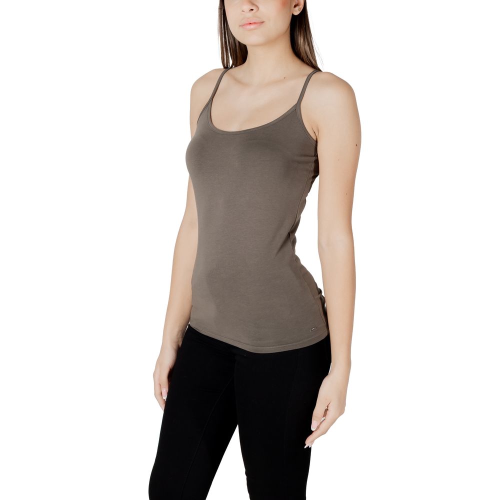Morgan De Toi Grüne Baumwoll-Tanktops