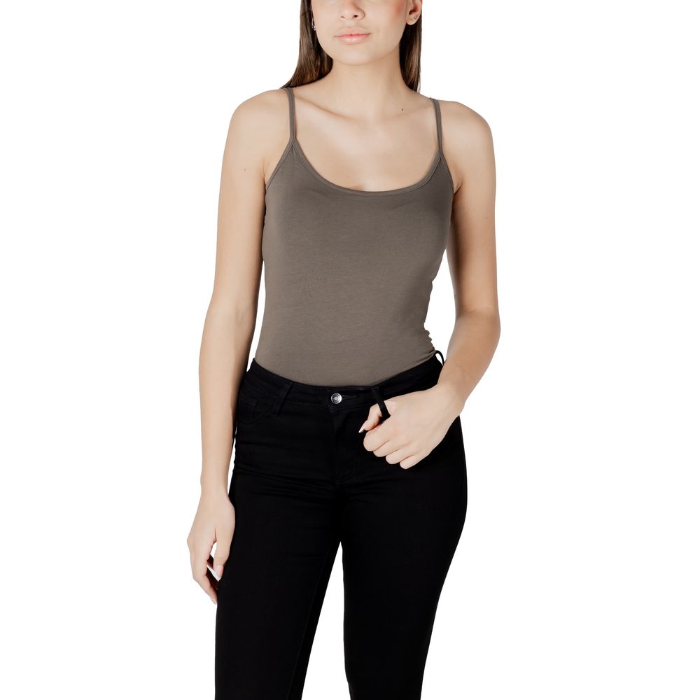 Morgan De Toi Grüne Baumwoll-Tanktops