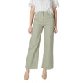 Morgan De Toi Green Relaxed Fit Cotton Jeans