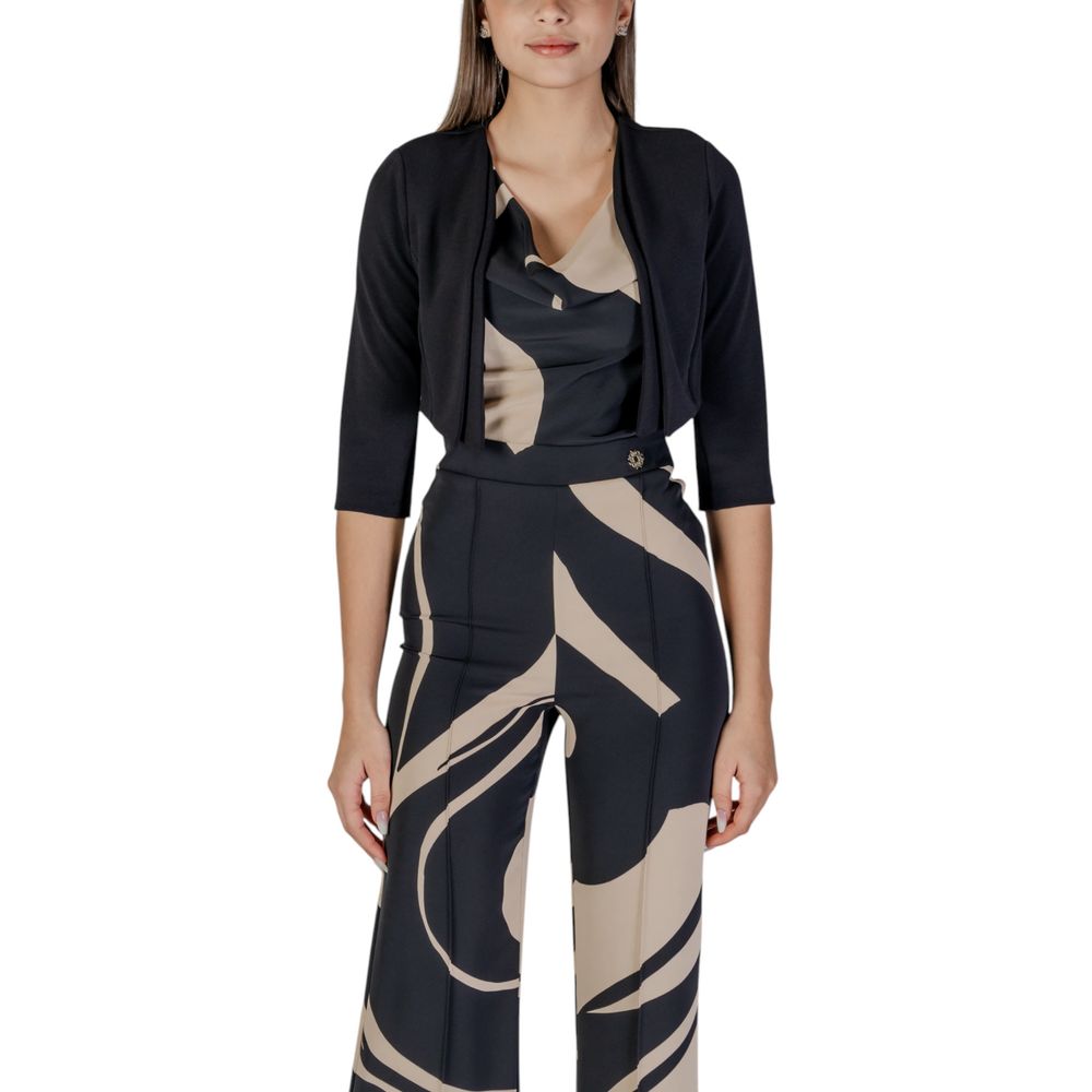 Rinascimento Black Sleeveless Polyester Jacket