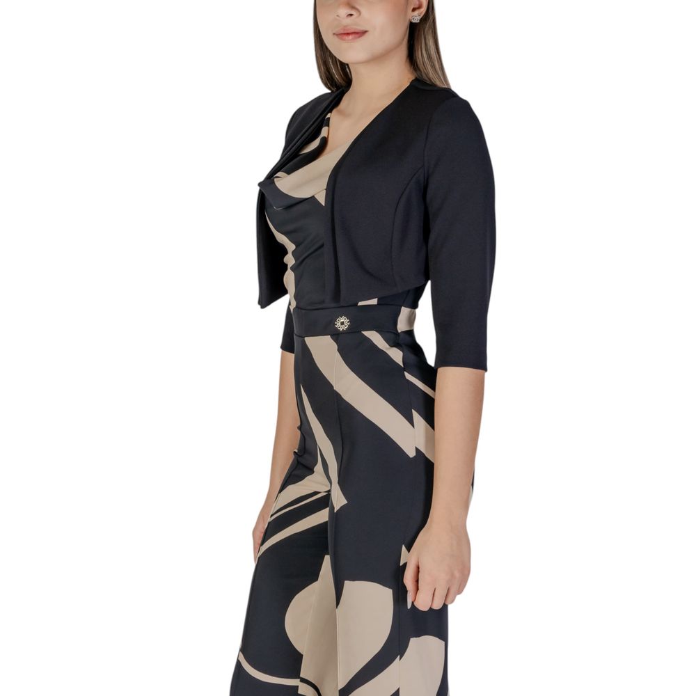 Rinascimento Black Sleeveless Polyester Jacket