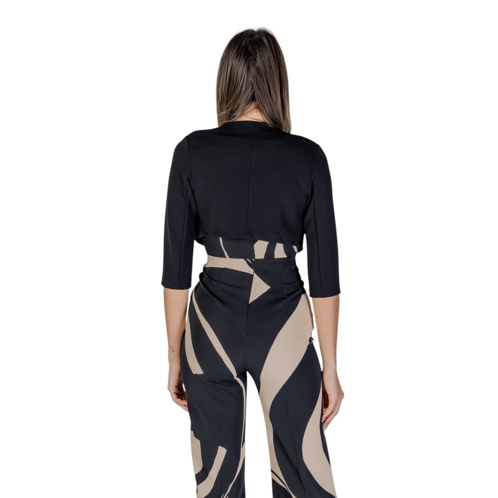 Rinascimento Black Sleeveless Polyester Jacket