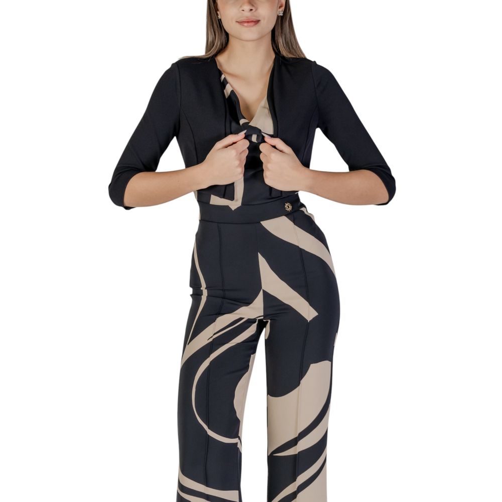 Rinascimento Black Sleeveless Polyester Jacket