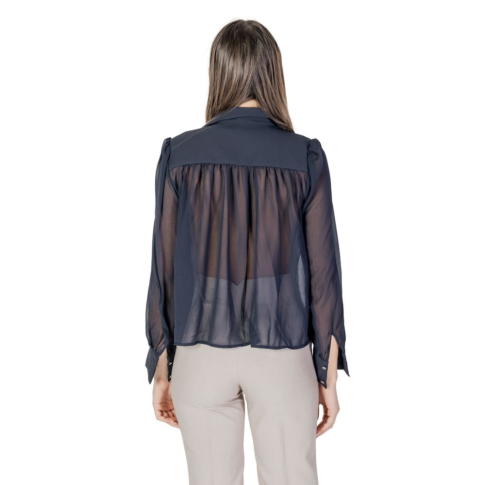 Morgan De Toi Blaue Polyester-Bluse