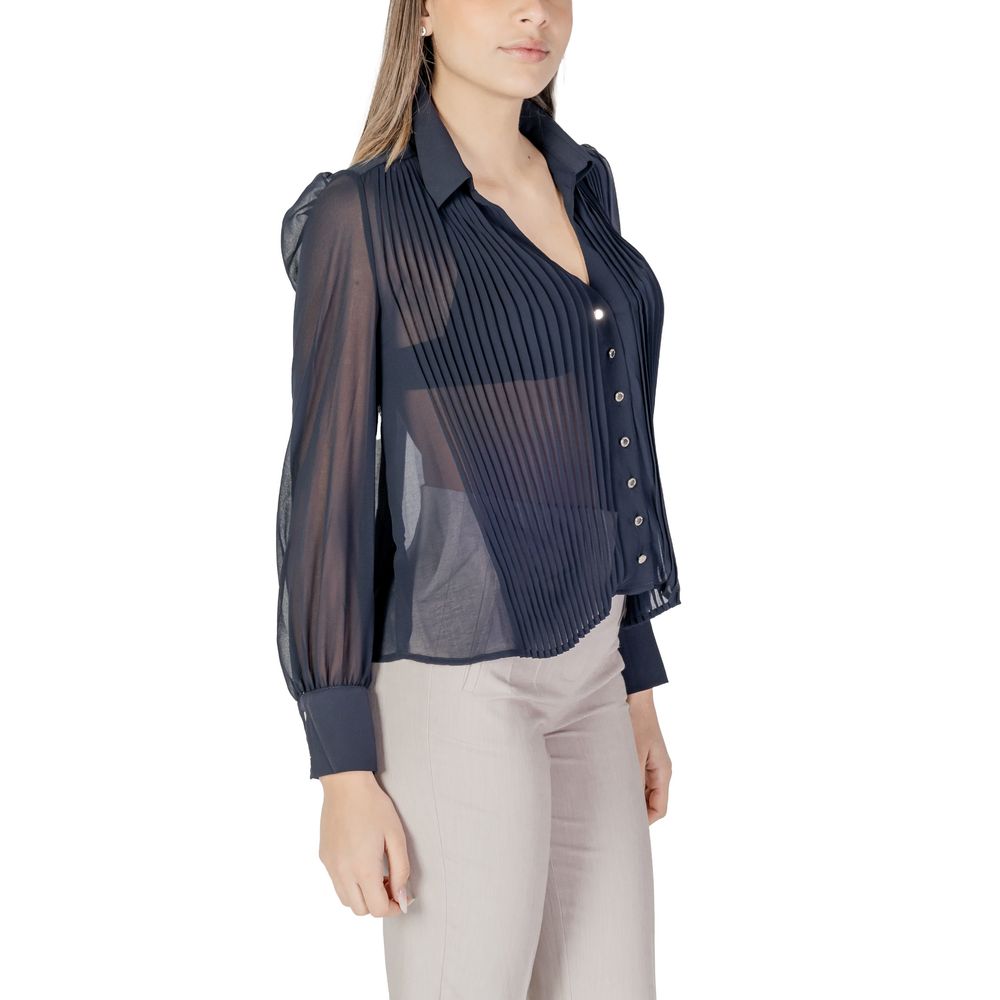 Morgan De Toi Blaue Polyester-Bluse