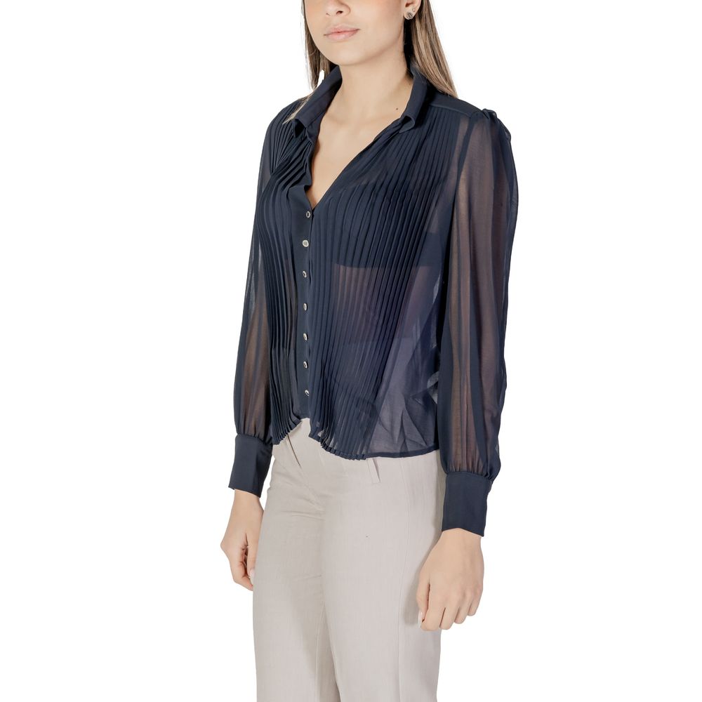 Morgan De Toi Blaue Polyester-Bluse