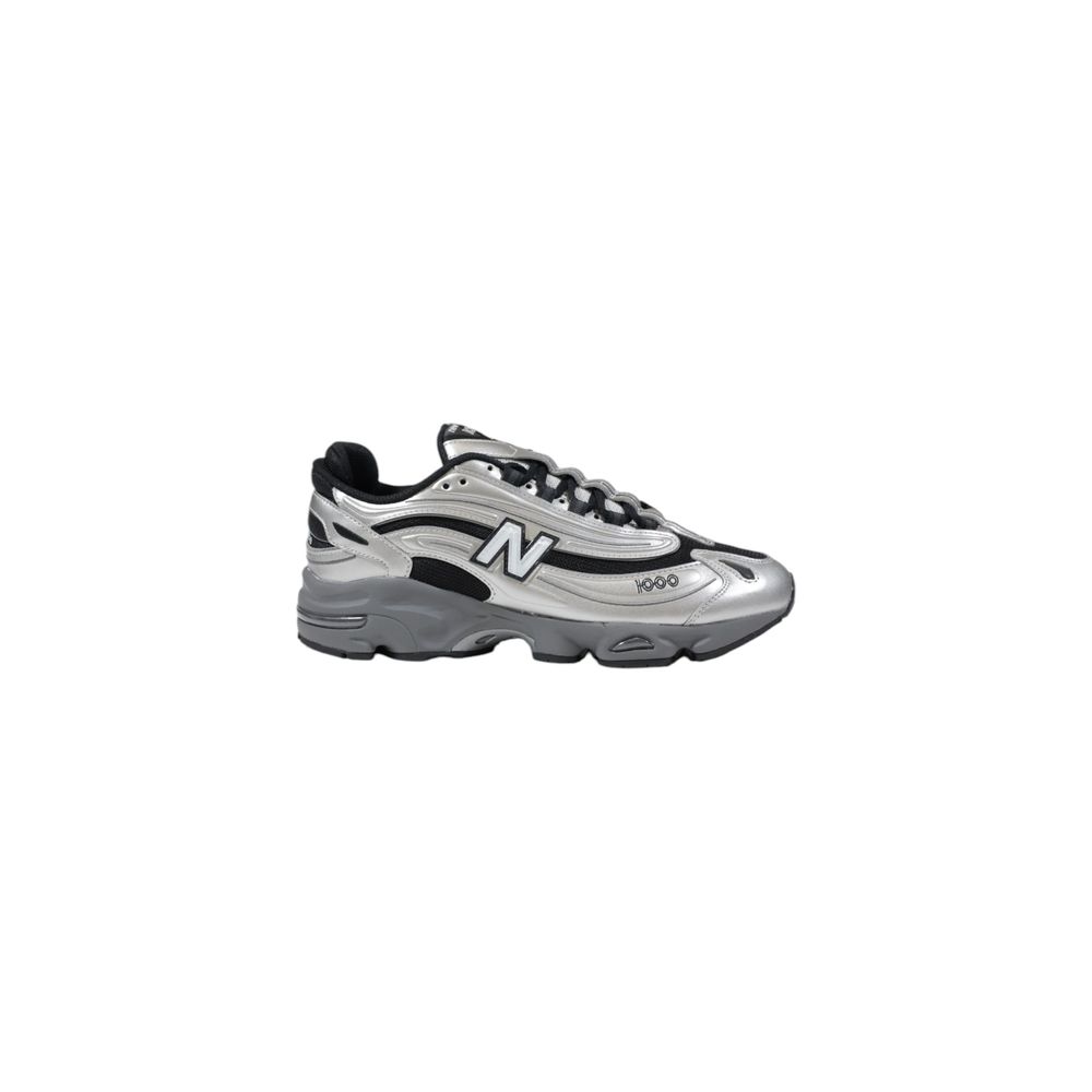 New Balance Silberne Synthetik-Sportschuhe