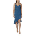 Desigual Langes Baumwollkleid in Blau