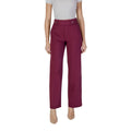 Street One Lilac Viscose Trousers for Everyday