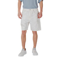 Gianni Lupo Weiße Baumwoll-Bermuda-Shorts