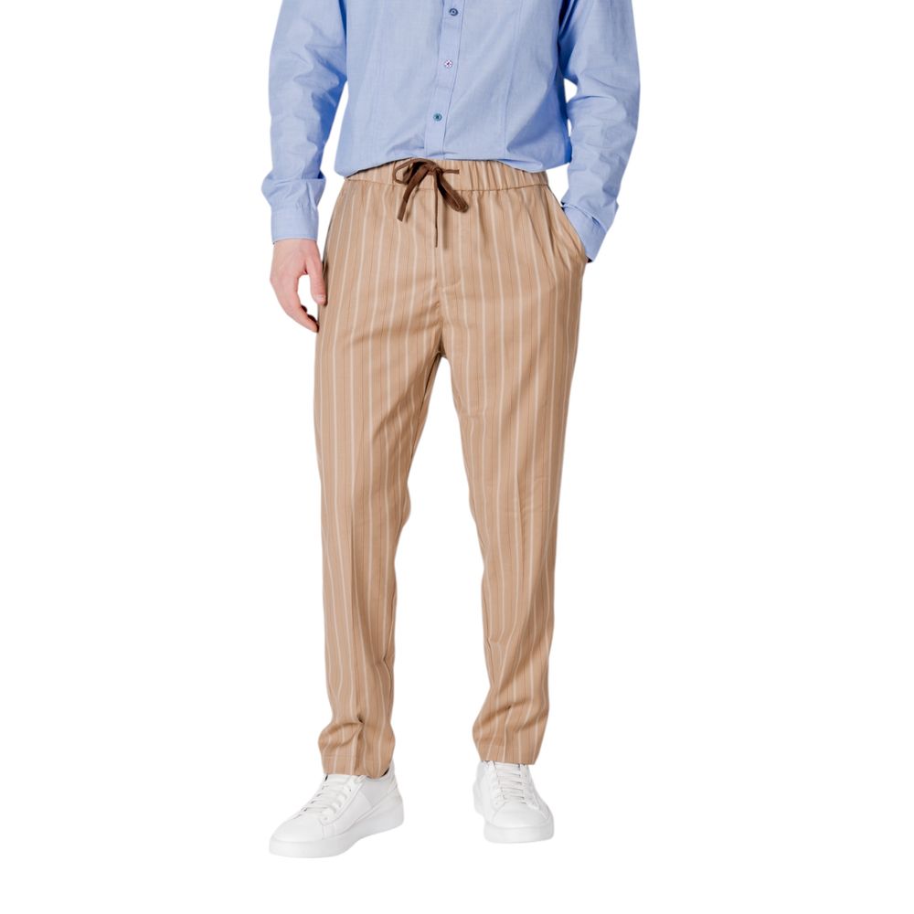 Gianni Lupo Beige Polyester-Hose