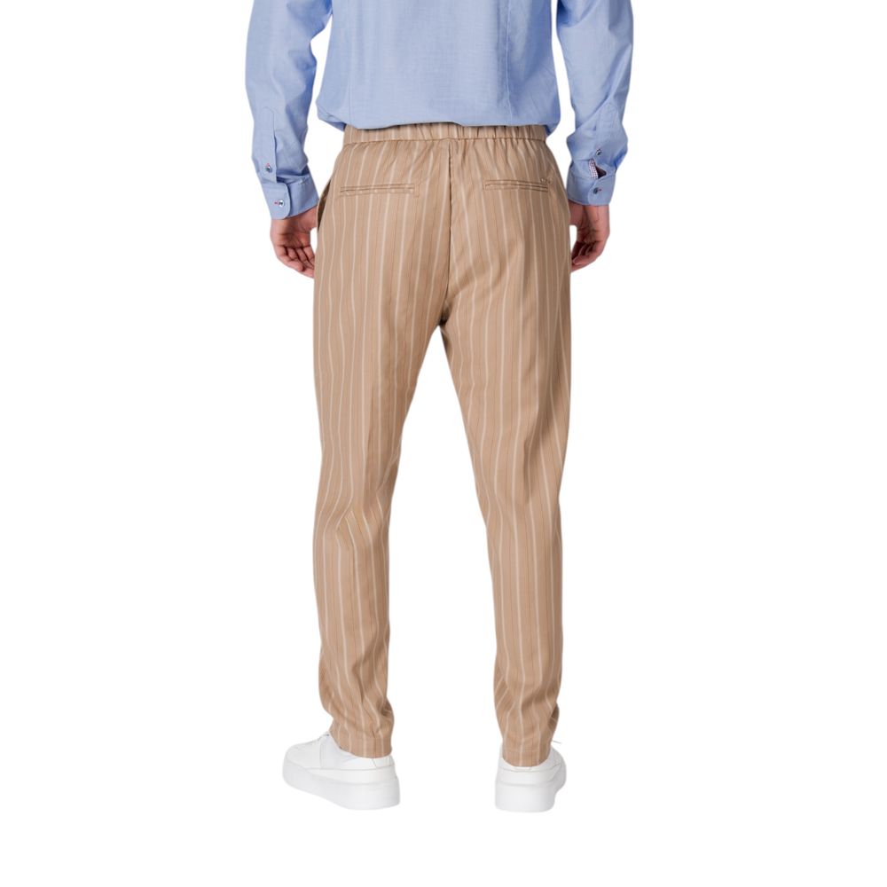 Gianni Lupo Beige Polyester-Hose