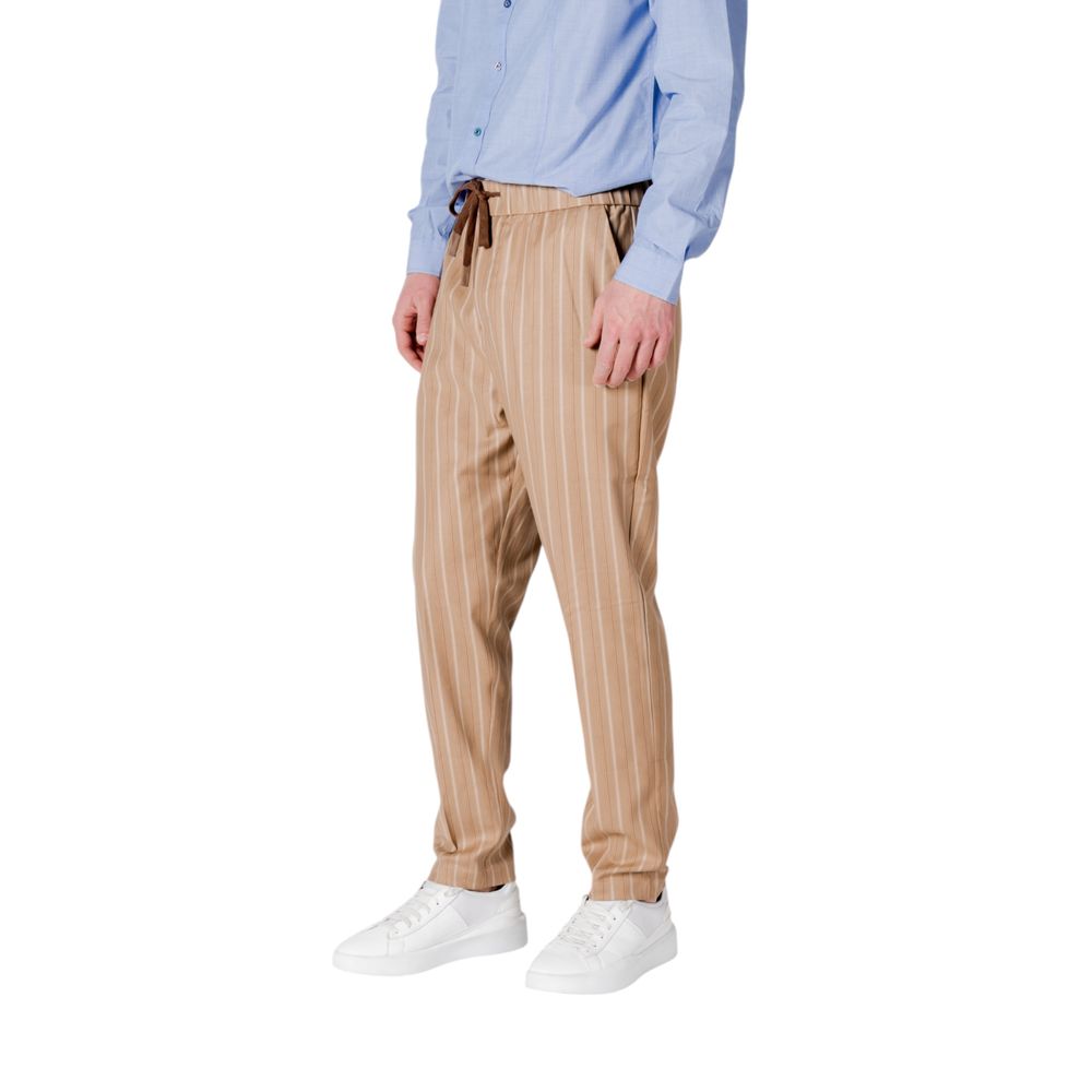 Gianni Lupo Beige Polyester-Hose