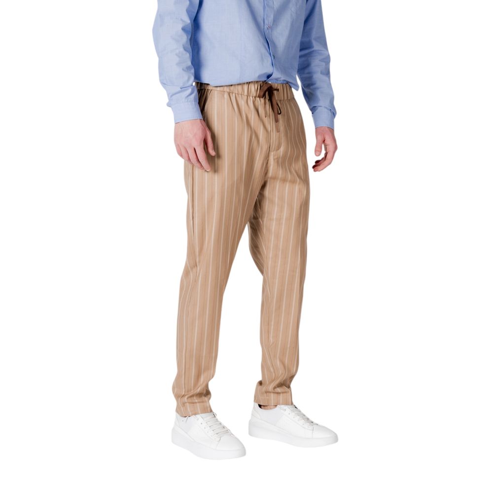 Gianni Lupo Beige Polyester-Hose