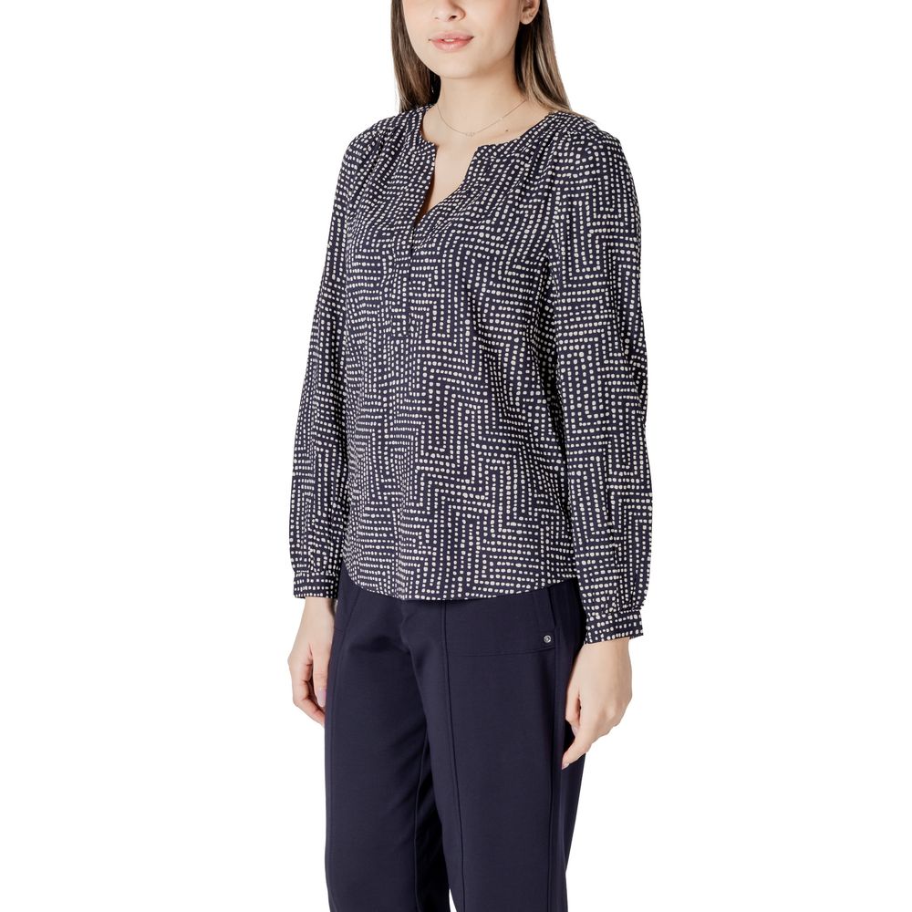 Street One Blaue Viskose-Bluse
