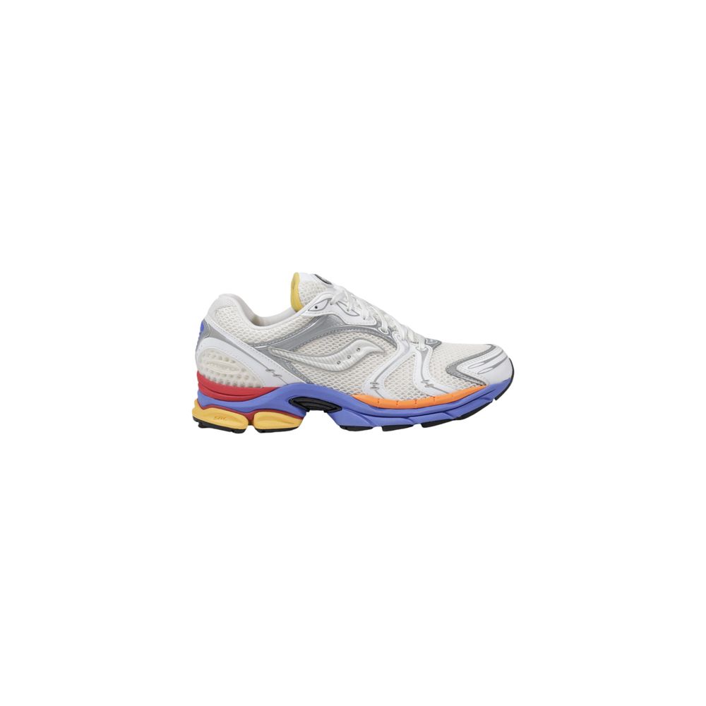 Saucony Weißer Synthetik-Sneaker
