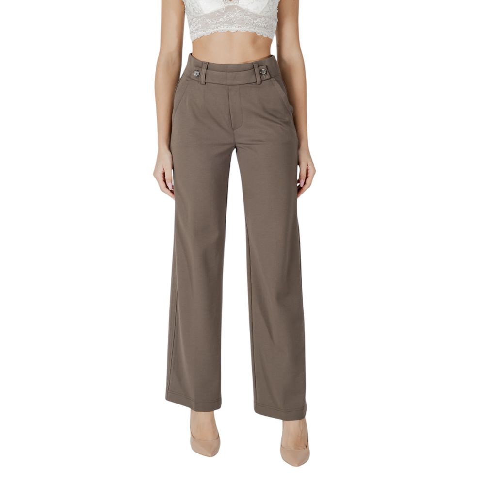 Street One Braune Viskose-Hose