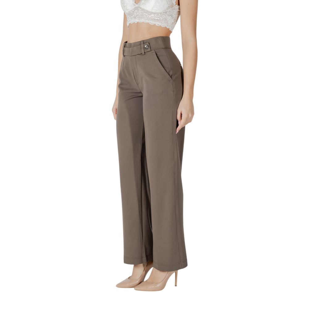 Street One Braune Viskose-Hose