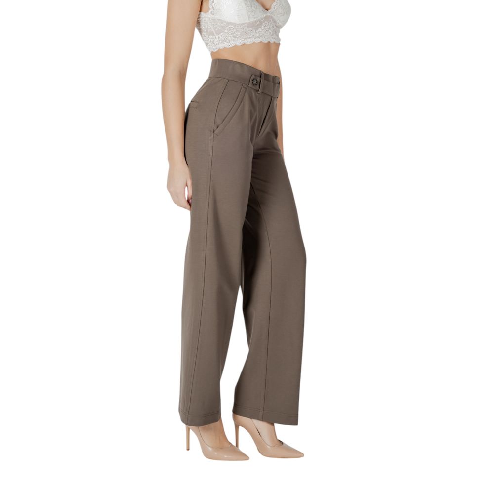 Street One Braune Viskose-Hose