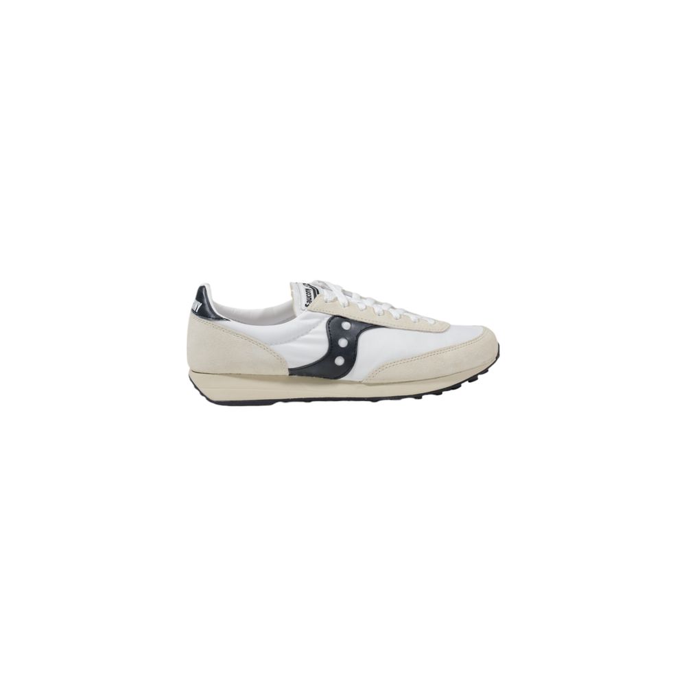 Saucony Schwarze und Weiße Leder-Sneaker