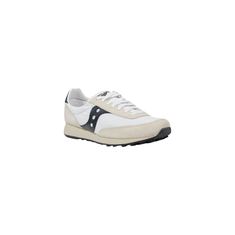 Saucony Schwarze und Weiße Leder-Sneaker
