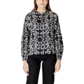 ICHI Schwarze Viskosebluse