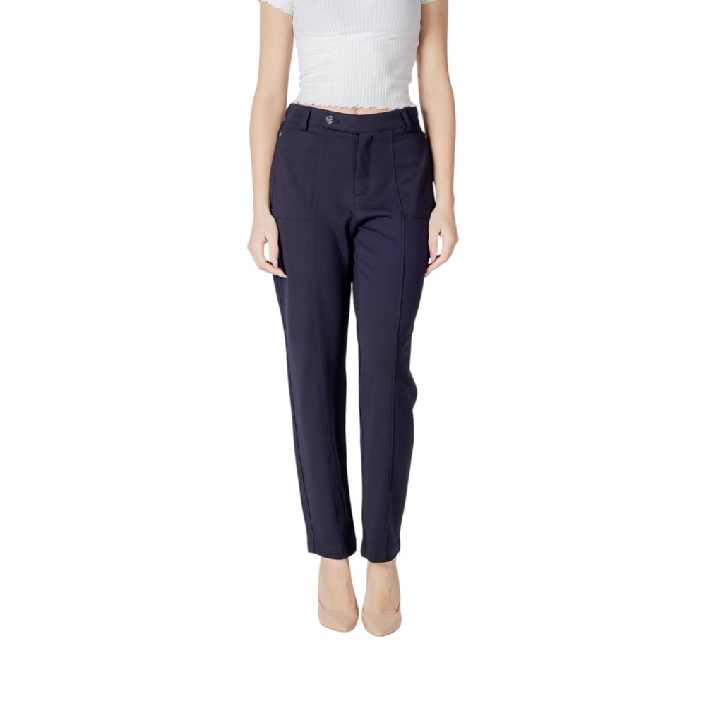 Street One Blaue Viskose-Hose