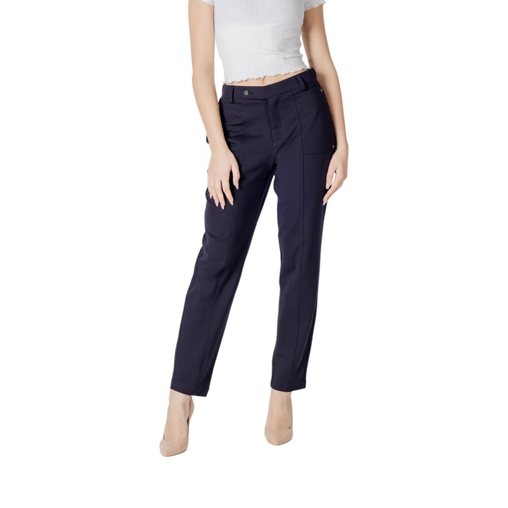 Street One Blaue Viskose-Hose