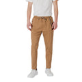 Gianni Lupo Brown Cotton Casual Trousers