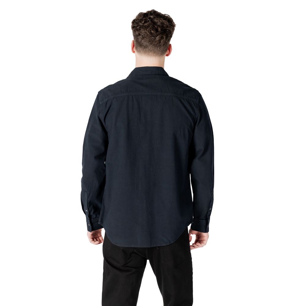 Calvin Klein Jeans Schwarzes Baumwollhemd