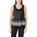 ICHI Schwarze Baumwolltops