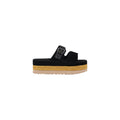 UGG Schwarze Wildleder-Sandale