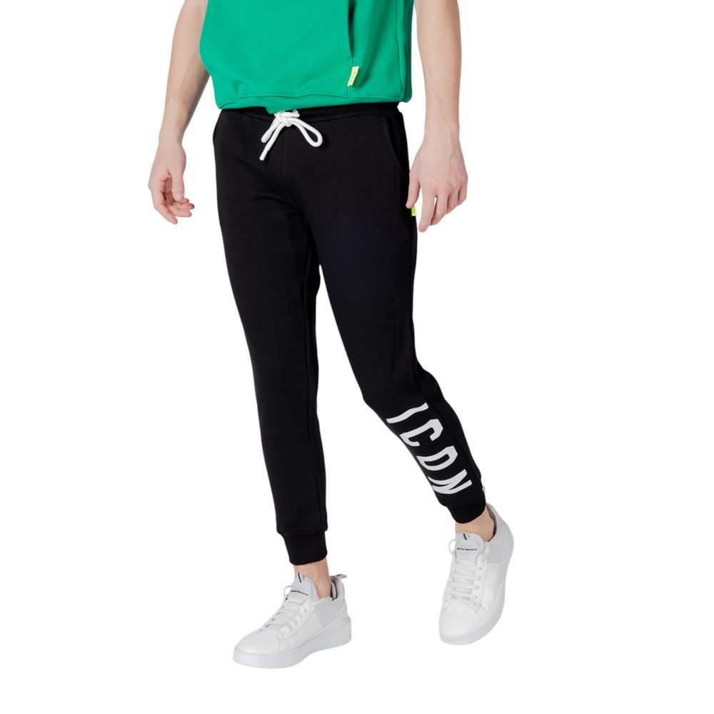 Icon Schwarze Baumwoll-Jogginghose (Trainingshose)
