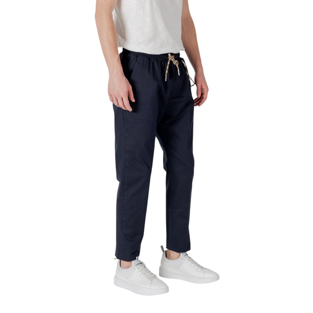 Gianni Lupo Blaue Baumwollhose