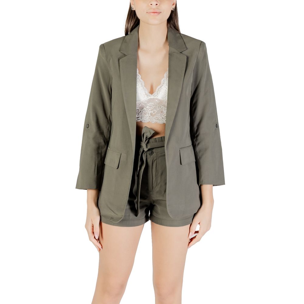 Only Grüner Viskose-Blazer