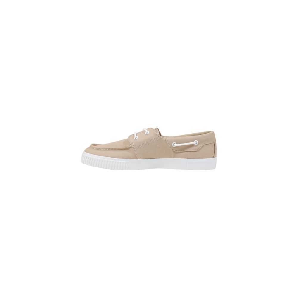 Timberland Beige Lyocell Sneakers mit niedrigem Schaft