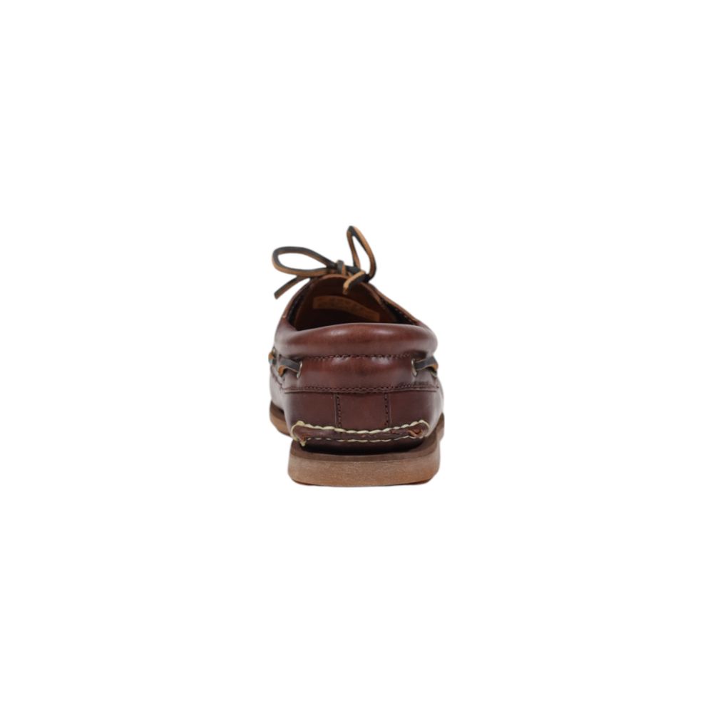 Timberland Braune Leder-Loafer zum Hineinschlüpfen