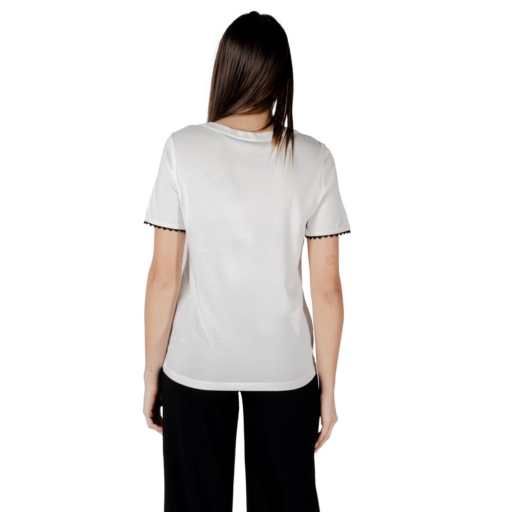 Street One T-Shirt aus weißer Baumwolle