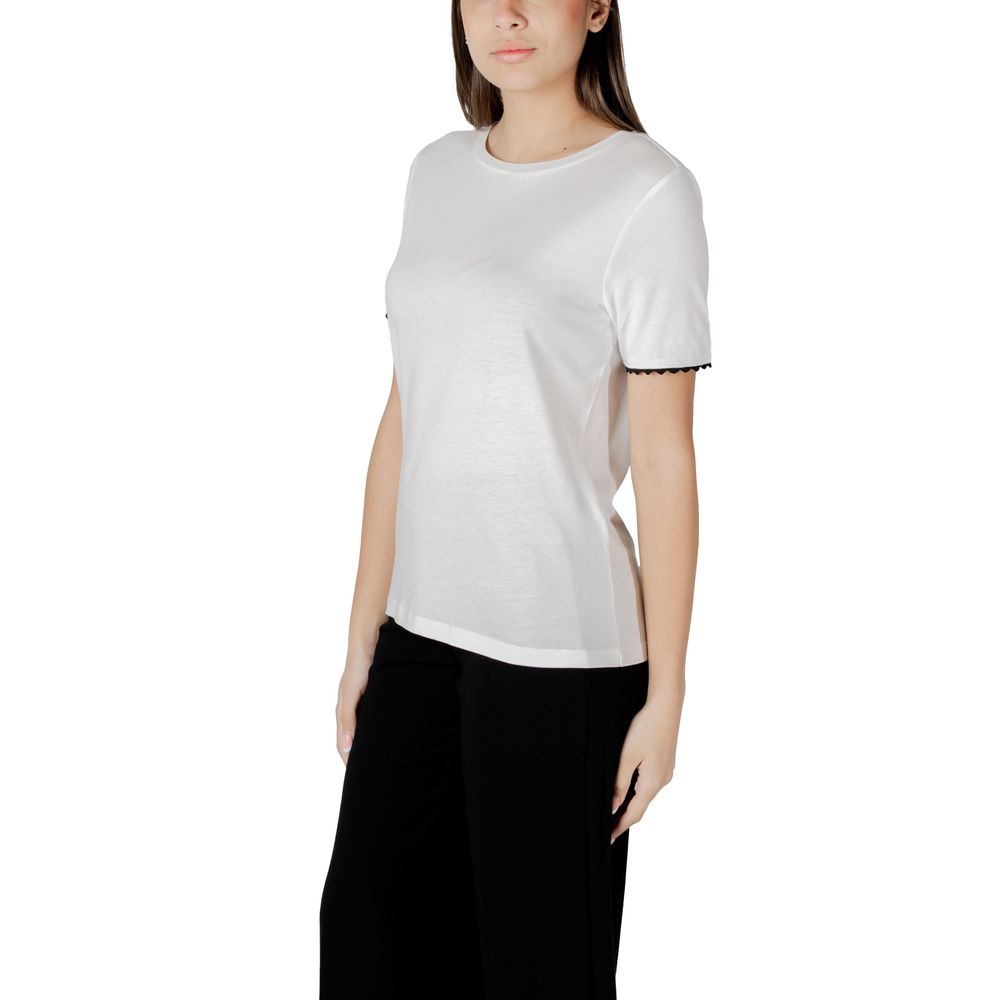 Street One T-Shirt aus weißer Baumwolle